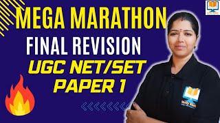 MEGA MARATHON- UGC NET Paper 1 Final RevisionMost Expected PYQs UGC NET Paper 1TN SET  TS SET