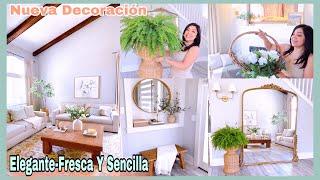 Decora Así Tu Sala🪴Elegante Fresca Y Sencilla - Ideas Para Decorar Tu Hogar Colores Neutros