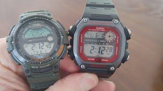 Casio watch 291 and fish timer watch Casio fantastic watches