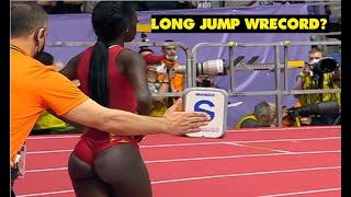 Quase WRecord Fatima Diame Indoor Long Jump 2022