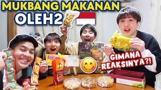 WASEDABOYS MUKBANG MAKANAN + SAMBEL OLEH2 DARI INDONESIA KETAGIHAN SEMUA?