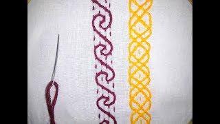 Hand Embroidery Nakshi Katha Design video tutorial.নকশী কাঁথা হাতের সেলাই