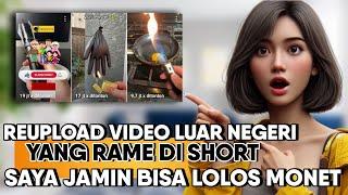 IDE KONTEN FRESH‼️ Hasilkan RUPIAH Dengan Reupload Video Dari Luar Negeri - Tutorial Youtube