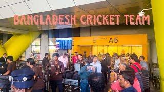 Bangladesh cricket team have arrived in chennai for test series against India 2024  CHENNAI AIRPORT