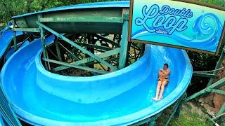 Double Loop Slides  POV  Schlitterbahn New Braunfels