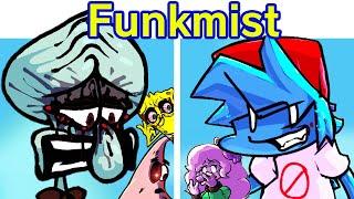 Friday Night Funkin Soulless Funkmist at Bikini Bottom  VS Squidward Red Mist Spongebob FNF Mod