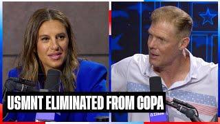 United States eliminated from Copa América Carli Lloyd & Alexi Lalas react  SOTU