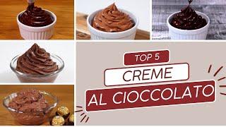 CREMA AL CIOCCOLATO Le 5 migliori ricette per farcire torte e dolci