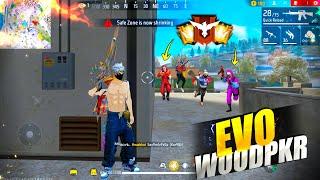 I Got Evo Woodpeaker In Free Fire  Solo vs Squad - Garena free fire  PK GAMERS #freefire