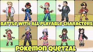 Battle With All Playable Characters In Pokemon Quetzal