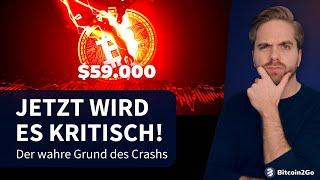 BITCOIN Jetzt wird es kritisch - Halving Altcoin Crash & der wahre Grund für den Absturz