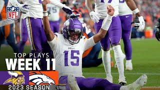 Minnesota Vikings Top Plays vs. Denver Broncos  2023 Regular Season Week 11