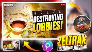 Make This Thumbnail Like @1NonlyZeltraX in PicsArt 