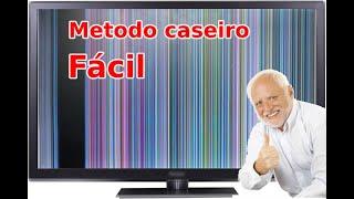 CONSERTO TV TCL LINHAS NA TELA