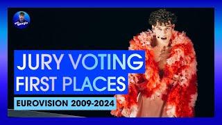 Every Jury First Place of Eurovision Song Contest 2009-2024