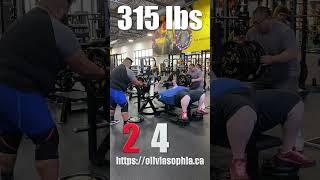 Bench Press 405 Pounds With Two Drop Sets #shorts  #fitness #gym #fitness