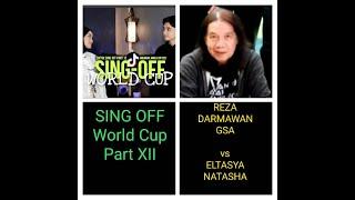 Lets dance with - SING OFF WORLD CUP Part 12 - Reza Darmawangsa vs Eltasya Natasha REACTION