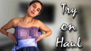 4K Transparent Clothes Try-on Haul with Jenny  Sheer lingerie  Lingerine haul