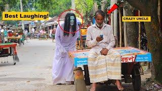 FUNNIEST STREET MAN PUBLIC PRANKS  BEST FUNNY JOKE PRANK FOR LAUGHING  DHAMAKA FURTI