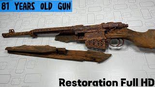 81 years Old Gun Rusty restoration  8MM Mauser M48 Rifle Restoration  Old model Gun Restoration