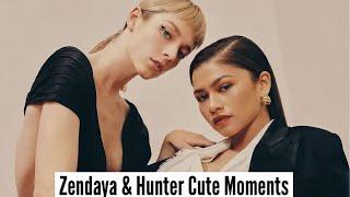 Zendaya & Hunter Schafer  Cute Moments