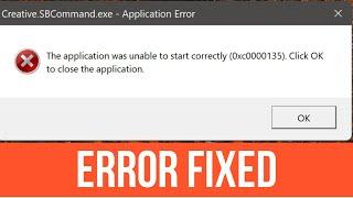 0xc0000135 The Application Was Unable To Start Correctly On Windows 11 Error Fix