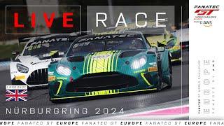 LIVE  Race  Nürburgring  Fanatec GT Europe 2024 English