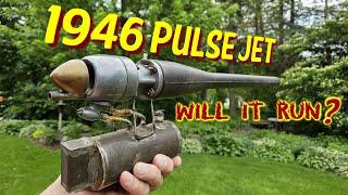 1946 RC Pulse Jet Engine - WILL IT RUN?  Lets find out #jet #RC #airplane #viral