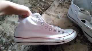 Стираю белые кеды Converse рецепты youtube