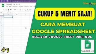 Cara Memulai Menggunakan Google Spreadsheet - Tutorial Google Spreadsheet