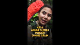 Kata Adinda Thomas Astaghfirullah Gunung Salak #shorts #adindathomas #gunungsalak