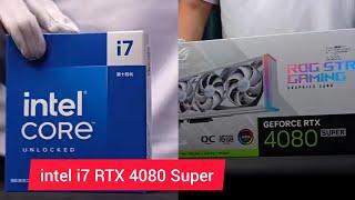 intel i7 14700KF  RTX 4080 Super pc build