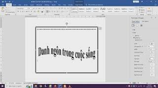 BÀI TẬP WORD - DANH NGÔN CUỘC SỐNG