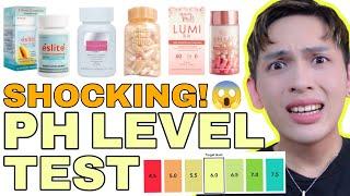 PH LEVEL TEST OF NUWHITE ESLITE SOFT GLOW LUMI 24H GLUTA SIR LAWRENCE