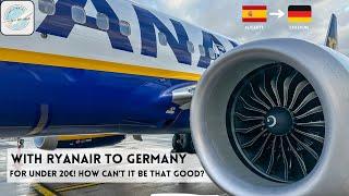 4K TRIPREPORT  BRAND NEW Ryanair Boeing 737 MAX 8 from Alicante to Cologne  20€  How can it be?