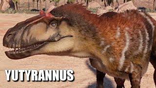 Yutyrannus vs Qianzhousaurus Albertosaurus Carnotaurus & Ceratosaurus - JWE 2 4K 60FPS