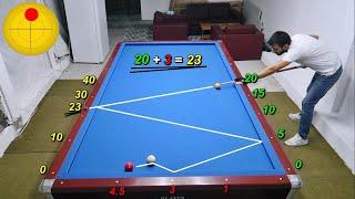 당구 3쿠션 시스템 No Effect 12 Table Double 3 Cushion System Bida 3 Băng Cơ Bản