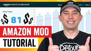 Amazon Merch on Demand Tutorial 2023 Tips for Niche Research Design and Titles