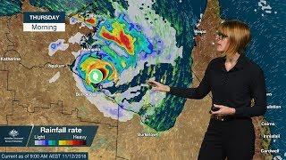 Severe Weather Update Ex-tropical cyclone Owen in the Gulf of Carpentaria 11 December 2018