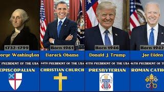 RELIGIOUS AFFILIATIONS Of Every President Of The USA Religion of Every President of USA #usa