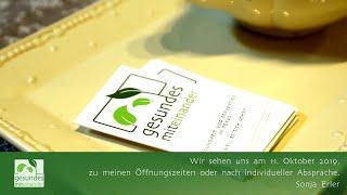 Einladung zur Eröffnung der Praxis gesundes miteinander für ganzheitliche Ernährungsberatung