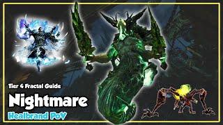 GW2 Fractals of the Mists - T4 Nightmare Fractal Guide & Live playthrough Healbrand PoV