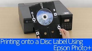 L8050ET-18100L18050 - Printing onto a Disc Label Using Epson Photo+