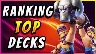 RANKING the TOP Decks in Clash Royale