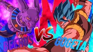 Gogeta Vs Beerus Battle Of Gods