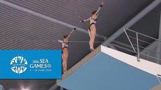 Aquatics Diving Synchronised Platform Finals Women Day 2  28th SEA Games Singapore 2015