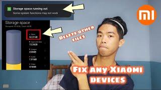 Fix Storage space running out and delete other files on any Xiaomi devices Tagalog NorielTV