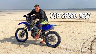 YZ450F Top Speed Test Tallest Gearing You Can Buy