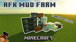 Minecraft  How To Make An Automatic Mud Farm - JAVA ONLY 1.19+