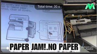 How to solve paper jam for Canon IR 252025252420OFFICE MACHINE MANTAINANCE